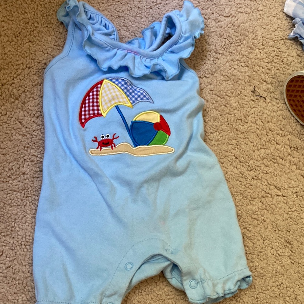 Crab beach romper